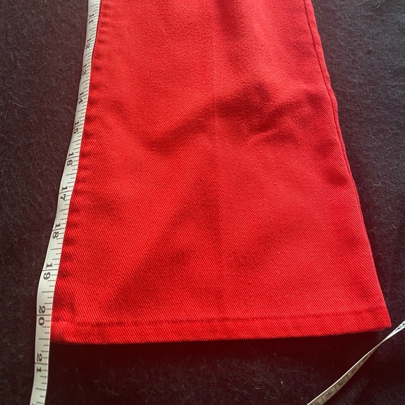 Vintage 1970’s Gender Neutral Red Bell Bottom Trousers! - Picture 9 of 11
